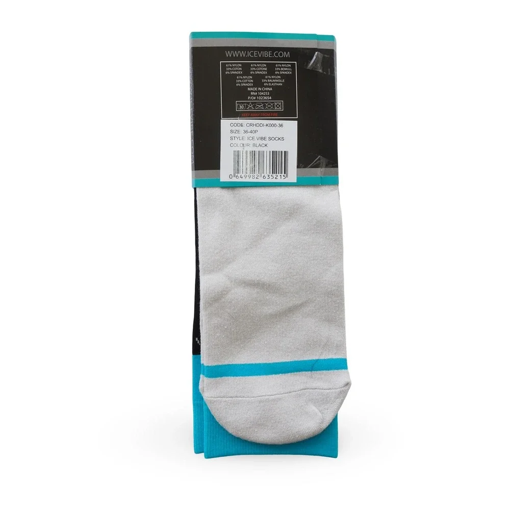 Horseware Ireland Ice-Vibe Circulation Therapy Riding Socks Black EU 36-40 NEW